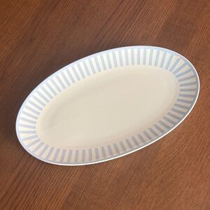 Roundhouse Sicily - Striped Oval Bone China Platter
